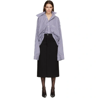 balenciaga asymmetric shirt