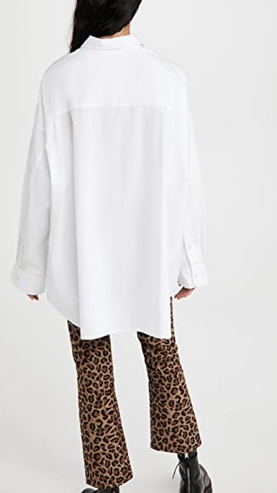 Drop Neck Oxford Shirt