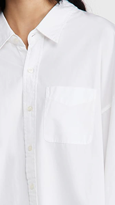 Drop Neck Oxford Shirt