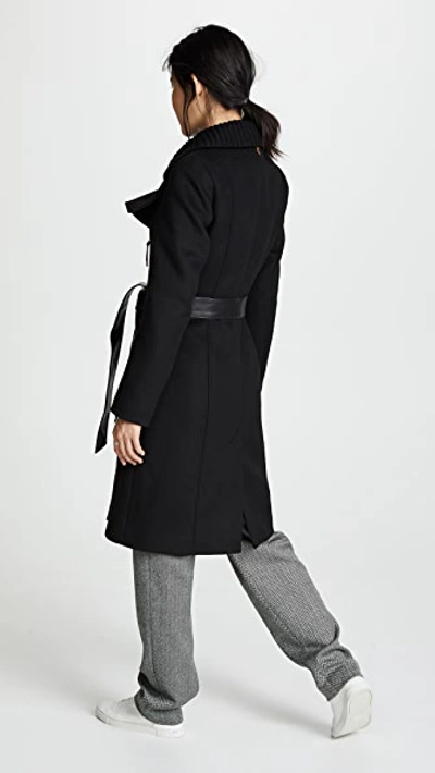 Shop Mackage Nori Coat In Black