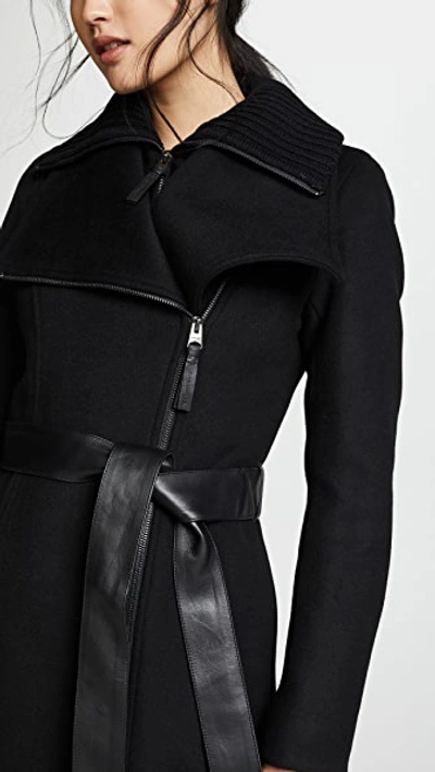 Shop Mackage Nori Coat In Black