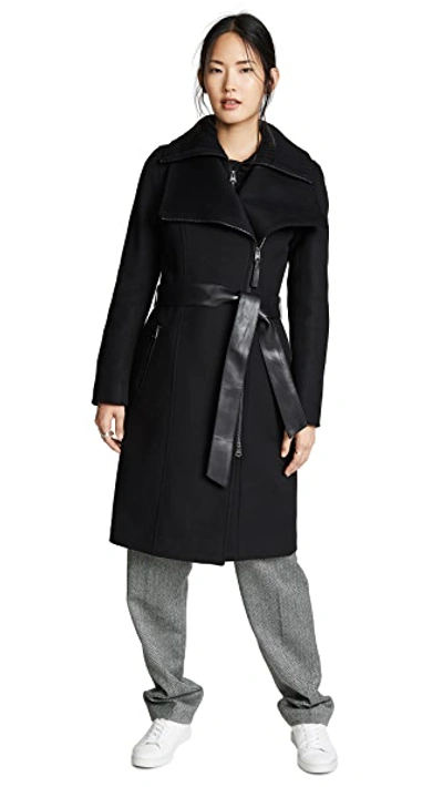 Shop Mackage Nori Coat In Black