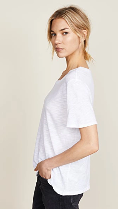 Splendid Loose-fit Crewneck Tee In White