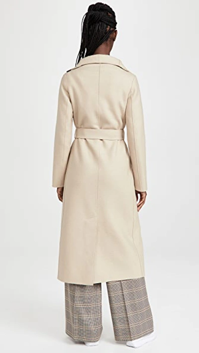 Shop Harris Wharf London Women Volcano Coat Almond