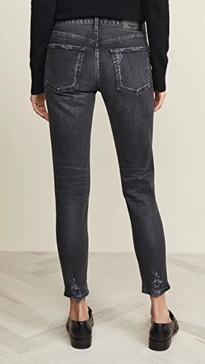 Moussy Vintage Westcliffe High-rise Skinny Jeans In Black