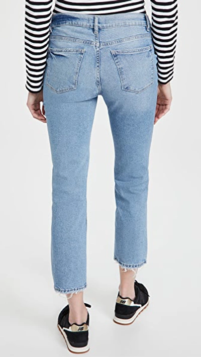 Dl 1961 Patti Straight Maternity Ankle Jeans In Reef