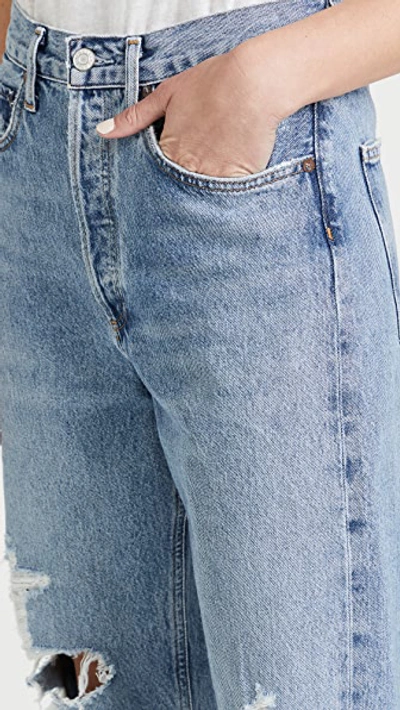 Shop Agolde 90s Mid Rise Straight Fit Jeans Wander