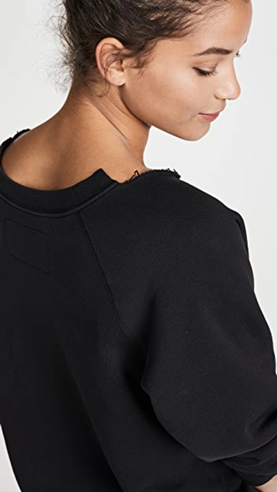 Shop Nili Lotan Luka Sweatshirt In Washed Black