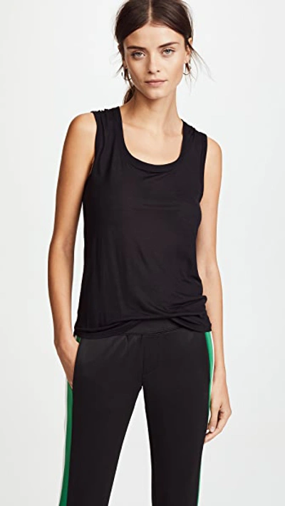 Shop Atm Anthony Thomas Melillo Sweatheart Tank Top In Black