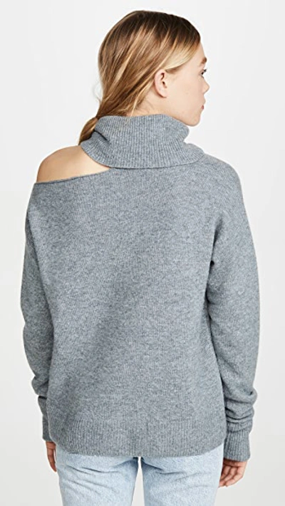 Shop Paige Raundi Sweater In Heather Grey