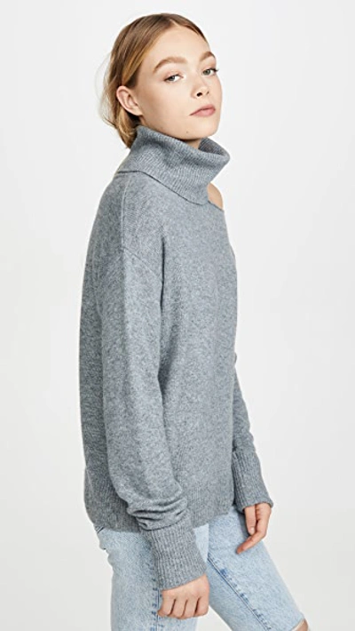 Shop Paige Raundi Sweater In Heather Grey