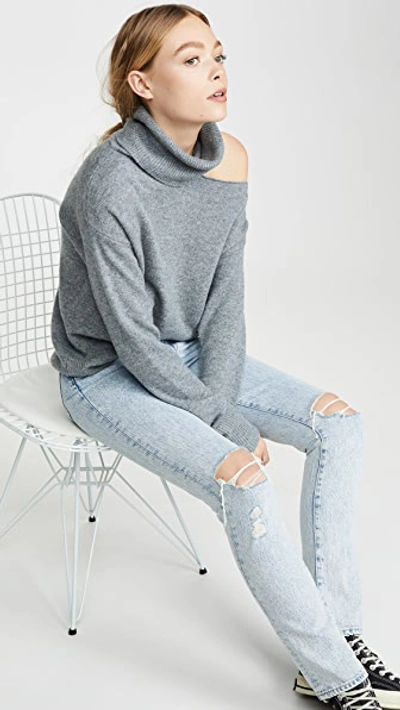 Shop Paige Raundi Sweater In Heather Grey