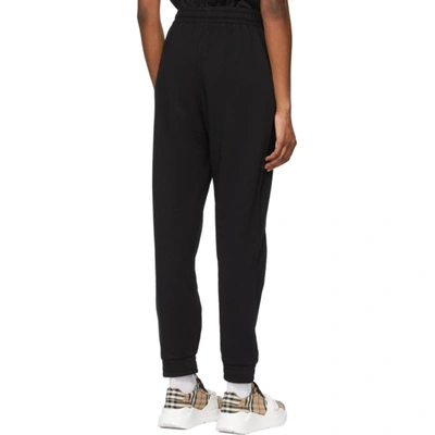 Shop Burberry Black Gresham Lounge Pants