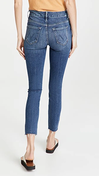 Shop Mother Looker Ankle Fray Jeans Walking On Coals