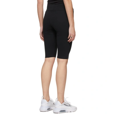 Shop Nike Black Sportswear Essential Bike Shorts In 010 Black/b