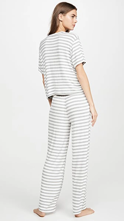 Honeydew Intimates Honeydew Inimtates All American Pajamas In Ivory Stripe