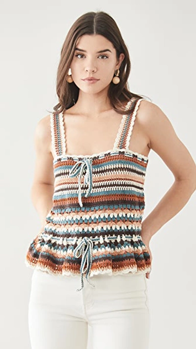 Shop Ulla Johnson Zita Tank In Nile