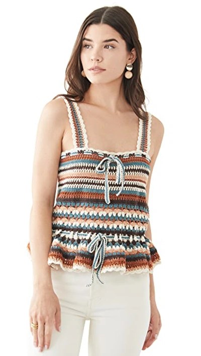 Shop Ulla Johnson Zita Tank In Nile