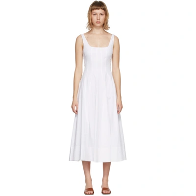 Shop Staud White Wells Dress