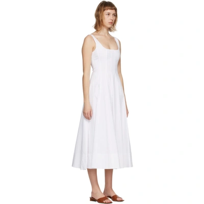 Shop Staud White Wells Dress