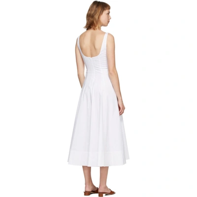 Shop Staud White Wells Dress