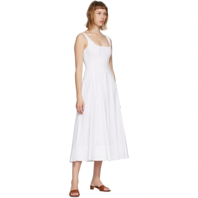 Shop Staud White Wells Dress