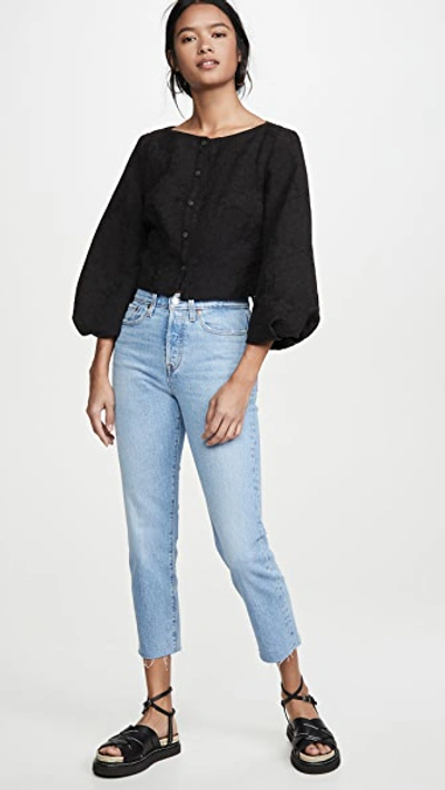 Shop Levi's Wedgie Straight Jeans In Tango Hustle