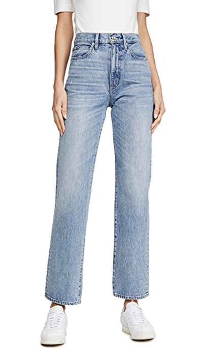Slvrlake London High Waist Straight Leg Jeans In Heartache