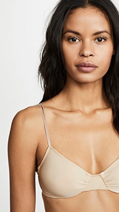Only Hearts Second Skins Underwire Bra In Almond