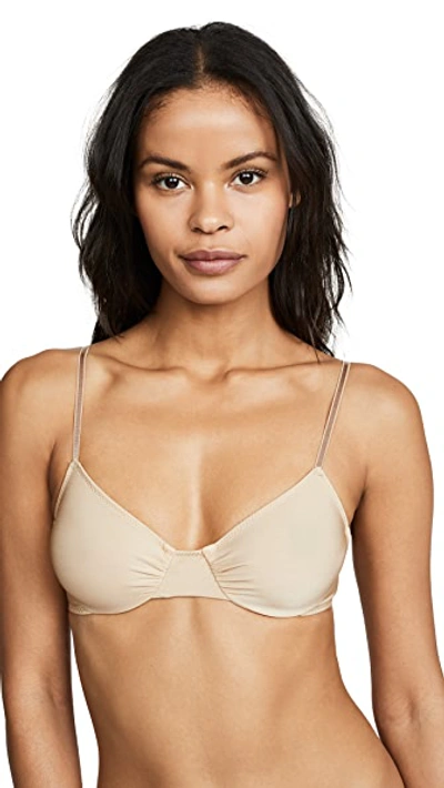 Only Hearts Second Skins Underwire Bra In Almond