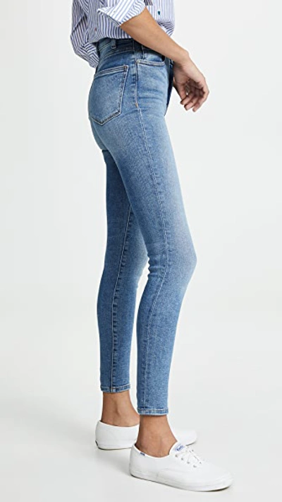 Shop Dl1961 Chrissy Ultra High Rise Skinny Jeans Weymouth
