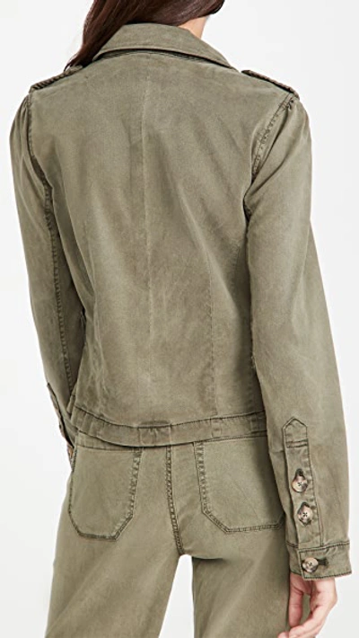 Shop Paige Pacey Jacket In Vintage Ivy Green