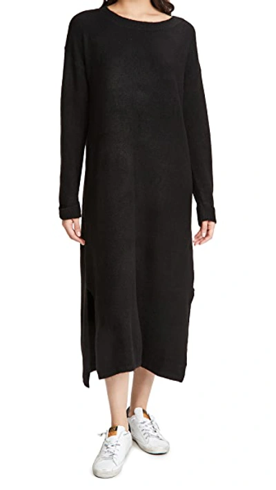 Shop Line & Dot Calli Sweater Dress In Black