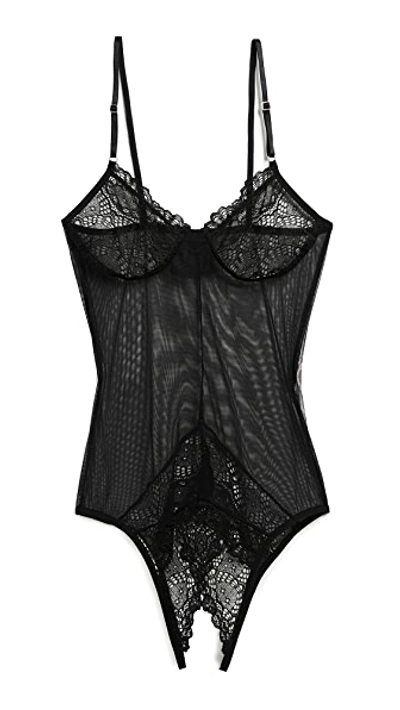 Shop Only Hearts Whisper Sweet Nothings Coucou Bodysuit Black
