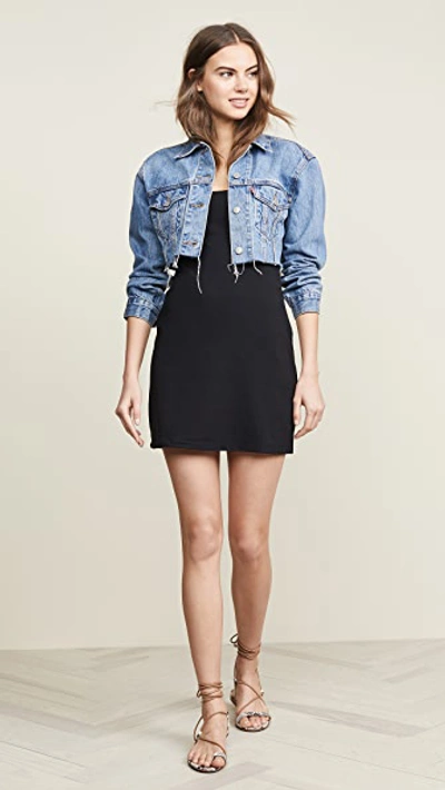 Susana Monaco Slip Dress In Black