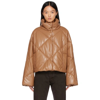 Shop Stand Studio Brown Aina Jacket In 12000 Nougat