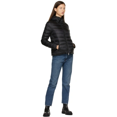 Shop Moncler Black Down Bles Jacket In 999 Black