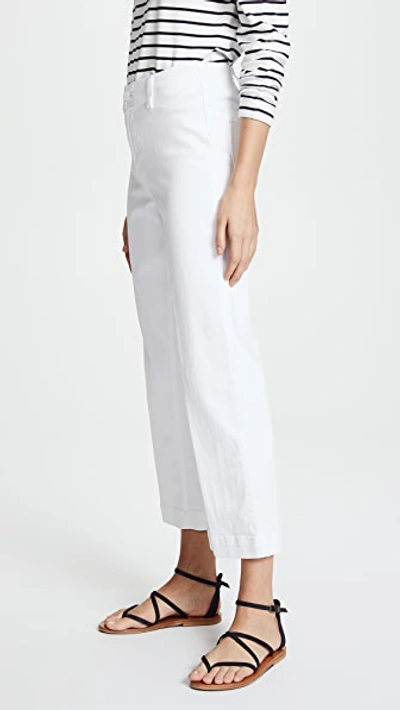 Shop Paige Nellie Culotte Jeans Crisp White