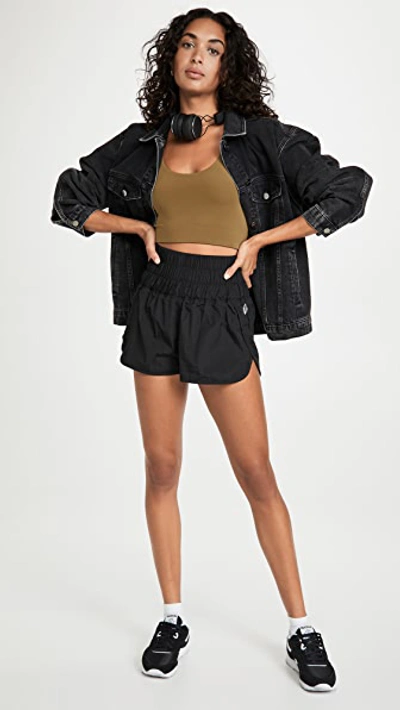 Fp Movement By Free People The Way Home Running Shorts In Black