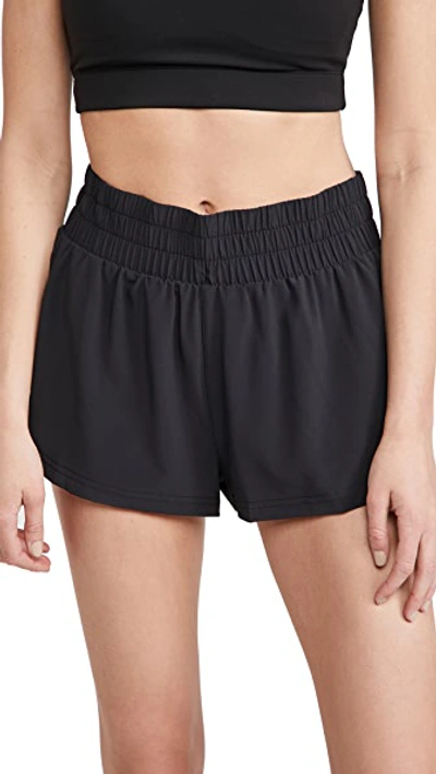 Shop Varley Kallin Run Shorts Black