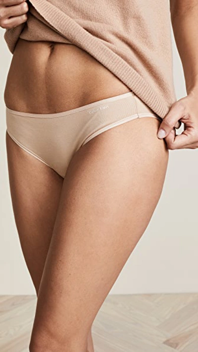 Shop Calvin Klein Underwear Form Bikini Panties Bare