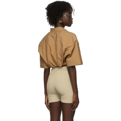 Jacquemus Beige La Montagne 'la Chemise Ballu' Shirt In Brown | ModeSens