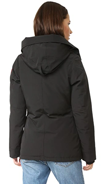 Shop Canada Goose Rideau Parka In Black