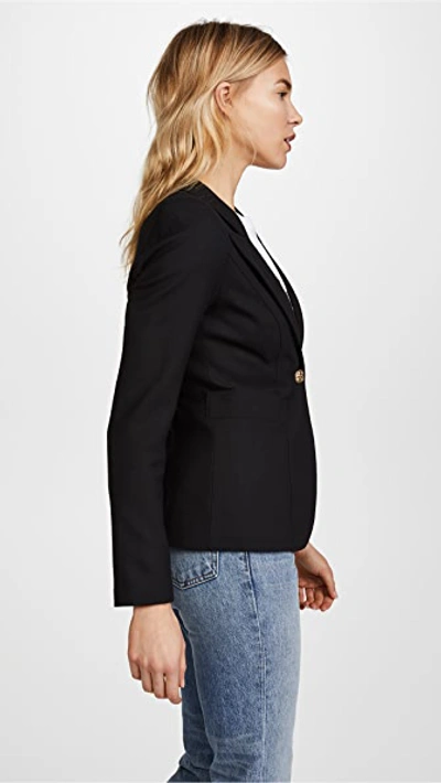 Smythe - Classic Duchess Blazer In Black In Black