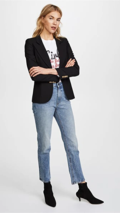 Smythe - Classic Duchess Blazer In Black In Black