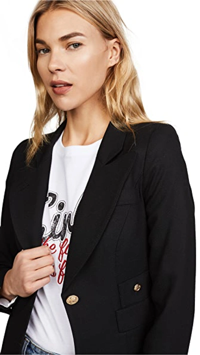 Smythe - Classic Duchess Blazer In Black In Black