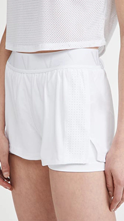 Shop Alala Court Shorts In White
