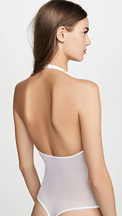 Shop B.tempt'd By Wacoal Ciao Bella Thong Bodysuit In White