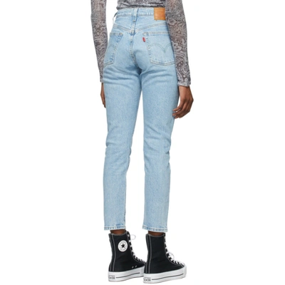 Shop Levi's Blue Denim 501 Skinny Jeans In Tango Light