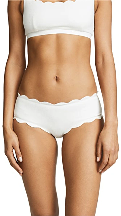 Shop Marysia Spring Scalloped Bottoms In Coconut